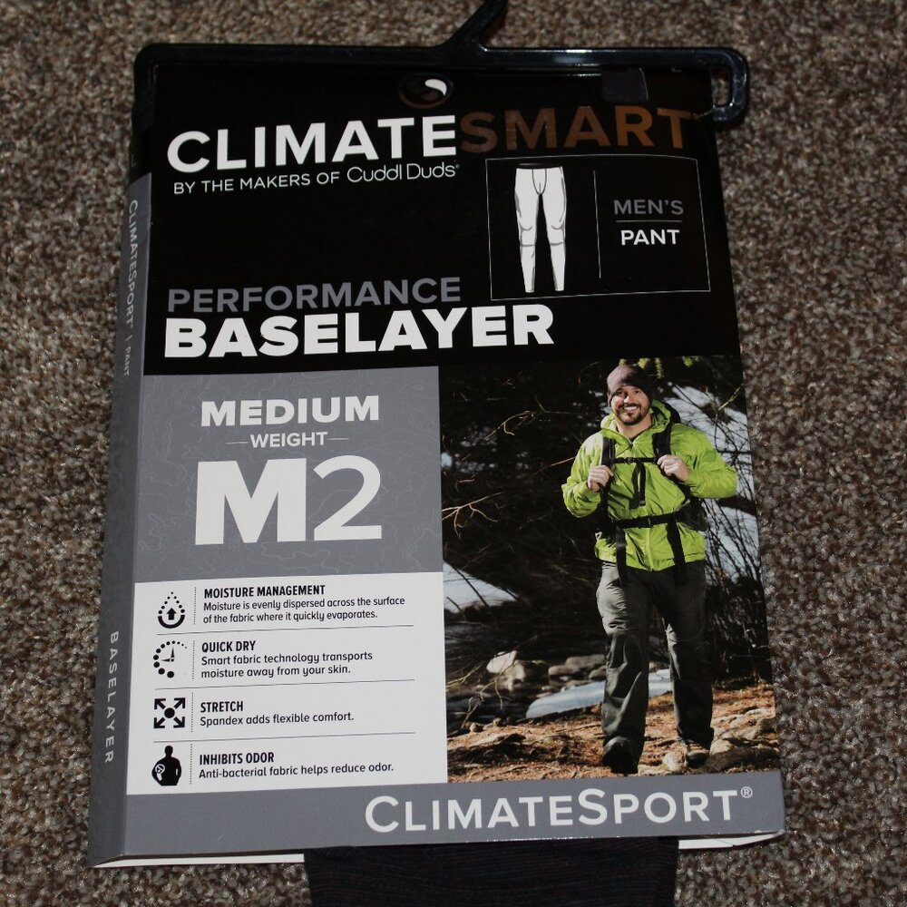NWT Mens ClimateSmart Baselayer Pants L